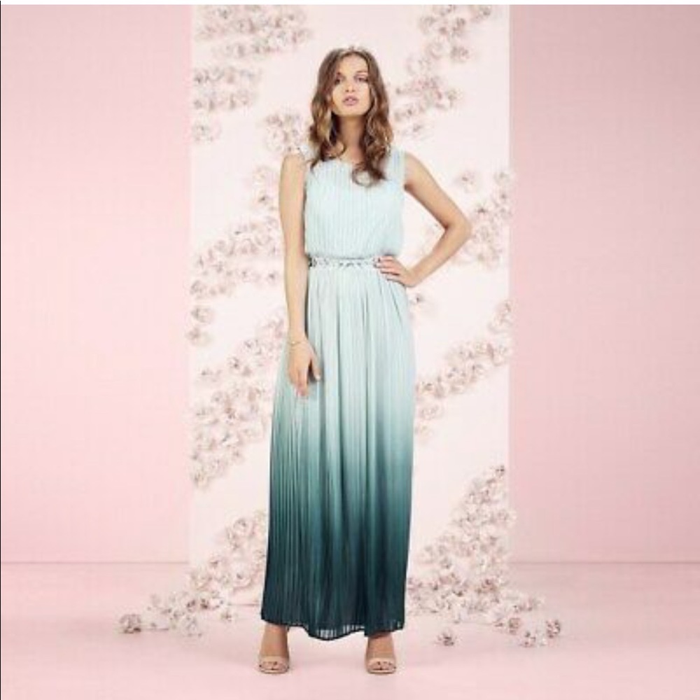 LC Lauren Conrad Runway Enchanted Woodlands Green Gables dress